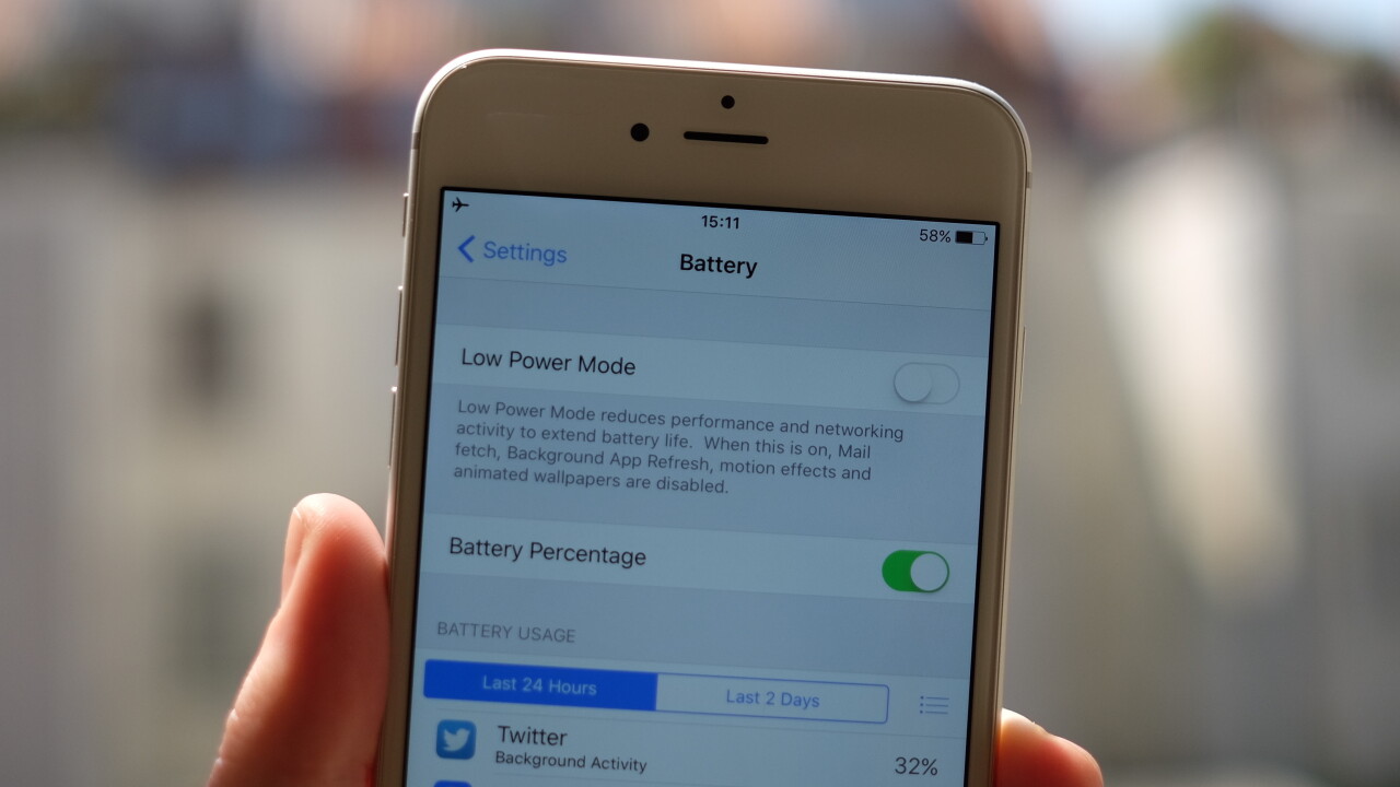 iOS 9 uses new tricks to squeeze more battery life out of the phone you already own