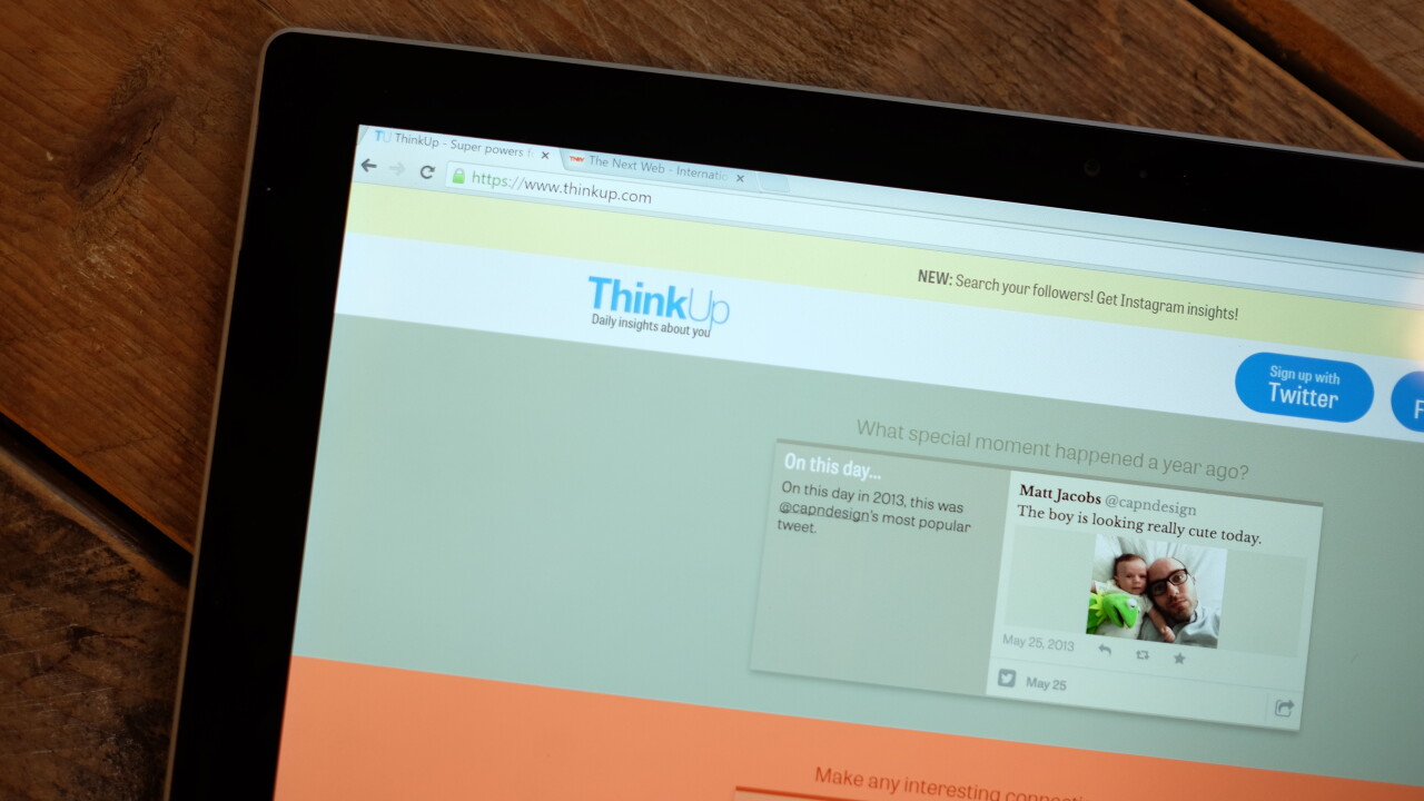 ThinkUp’s handy social media tool adds search, Instagram insights