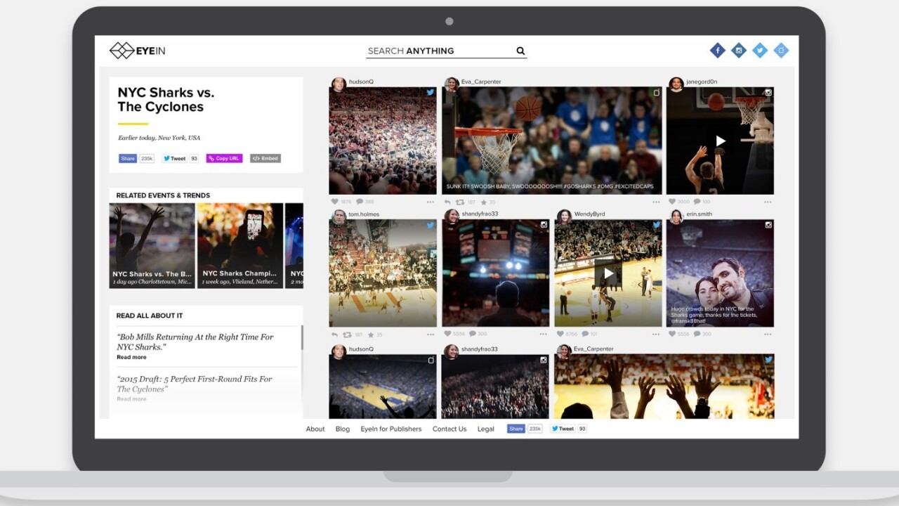 Mobli’s EyeIn smart visual search crowdsources the right images for publishers