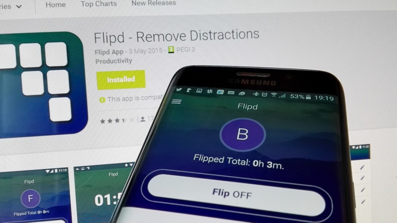 Flipd for Android wants to lock you out of your phone addiction