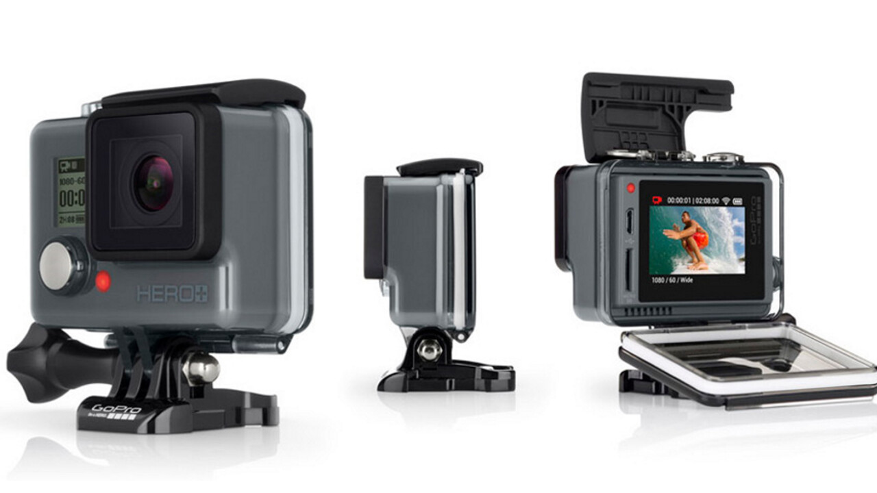 GoPro adds a touchscreen to its low-end Hero action camera