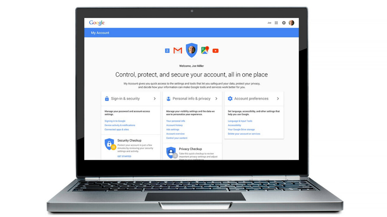 Google launches a central hub for your security and privacy settings
