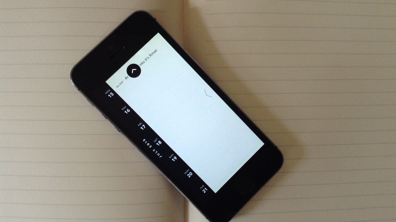 Moleskine’s Timepage for iOS is the perfect minimalist calendar app