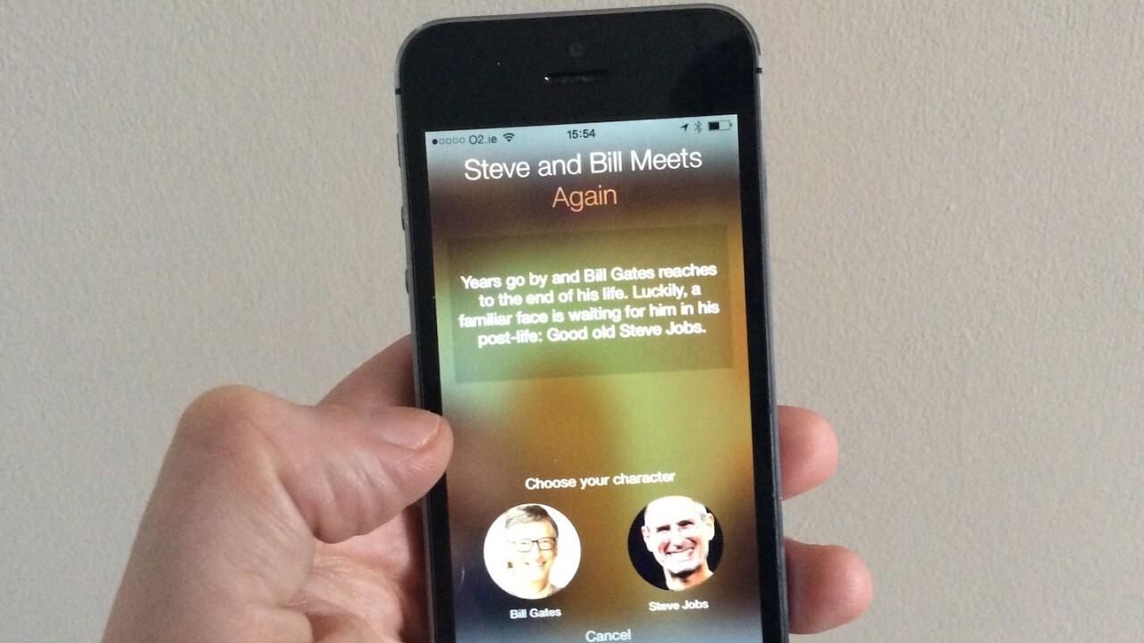 Meet the chat app where you can role-play as Bill Gates talking to Steve Jobs’ ghost