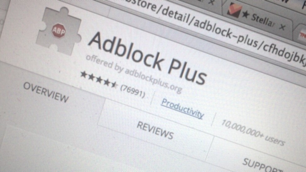 Adblock Plus Chrome extension now works for entire companies