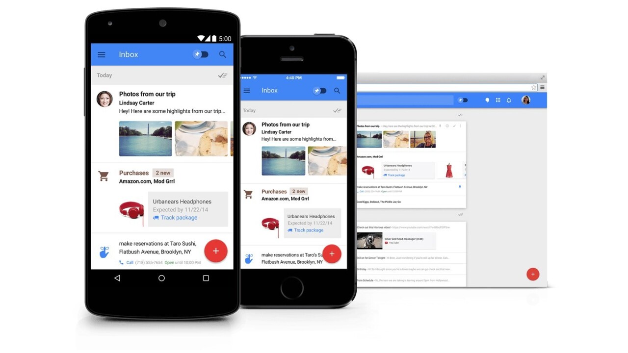 Google Inbox now auto-suggests a reminder when it sees you emailing yourself