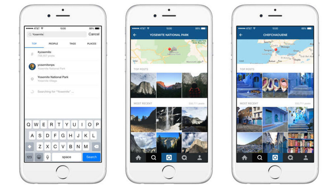 Instagram update adds search by location, revamped explore section for trending photos