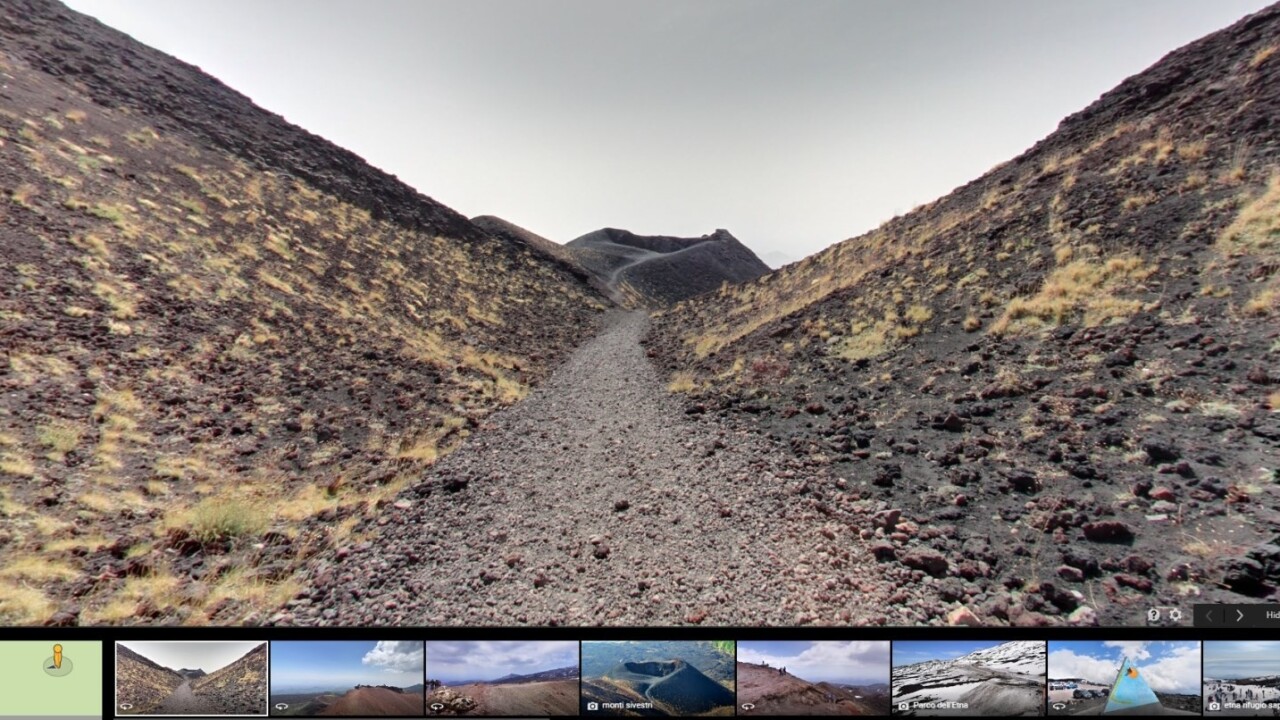 Google Street View now lets you explore the highest volcano in Europe