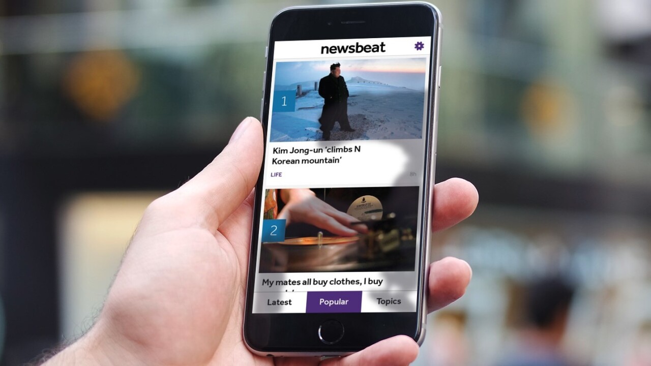 The BBC’s launched an app for its youth-friendly Newsbeat service