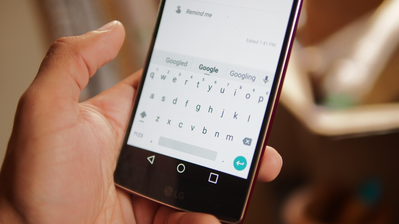 Google’s Android keyboard can now sync your custom dictionary across devices