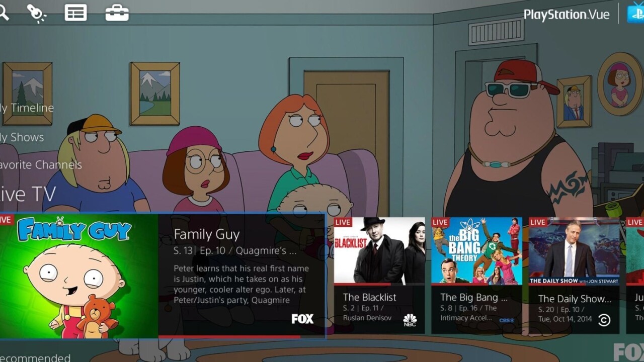PlayStation Vue comes to San Francisco and LA, with a la carte channel offering