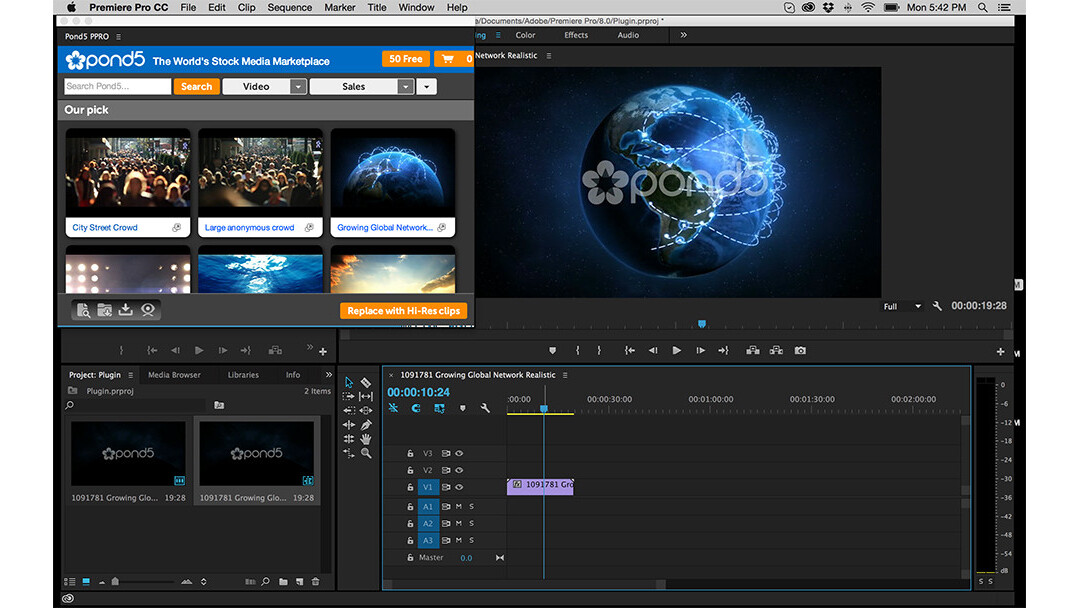 Pond5 launches major update of its video plug-in to Adobe Premiere Pro