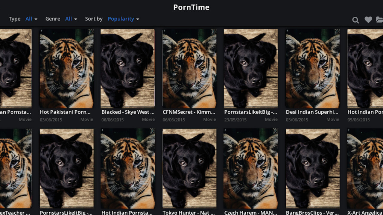 Porn Time takes Popcorn Time torrent app to its natural conclusion