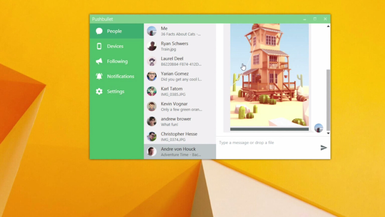 PushBullet overhauled on mobile and desktop with new messaging-focused features