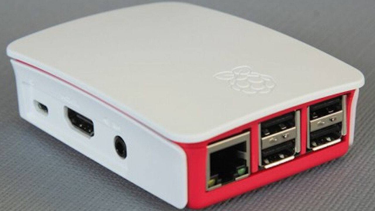 The first official Raspberry Pi case has space age looks but will cost you just $8