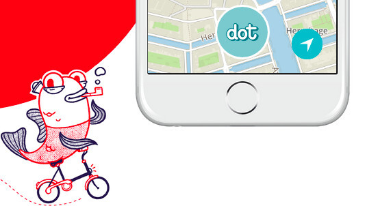 Dot is a quirky location app for mapping anything from trash cans to watering holes