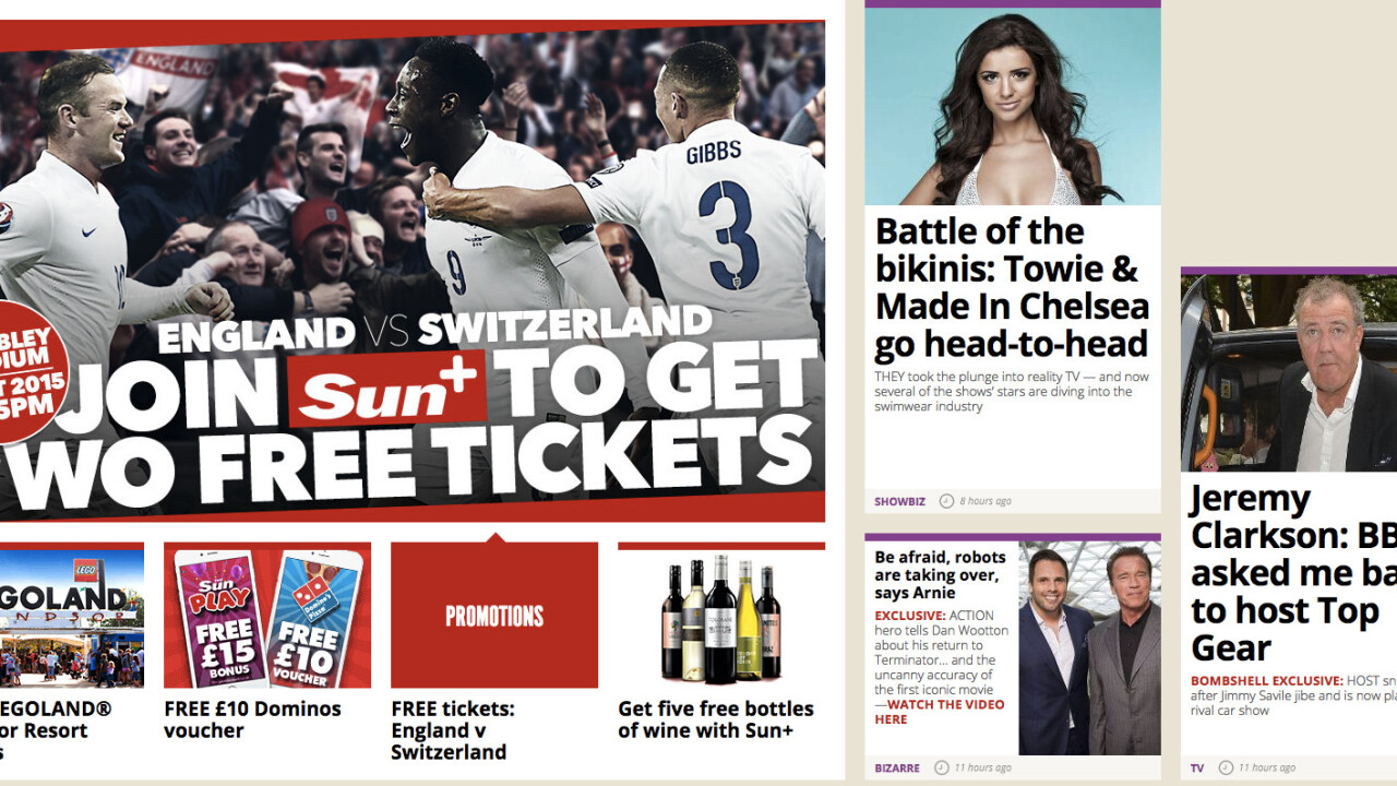 The Sun will relax its paywall to promote content sharing from July