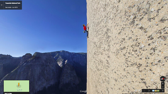 Google ascends Yosemite’s El Capitan for the first vertical Street View images