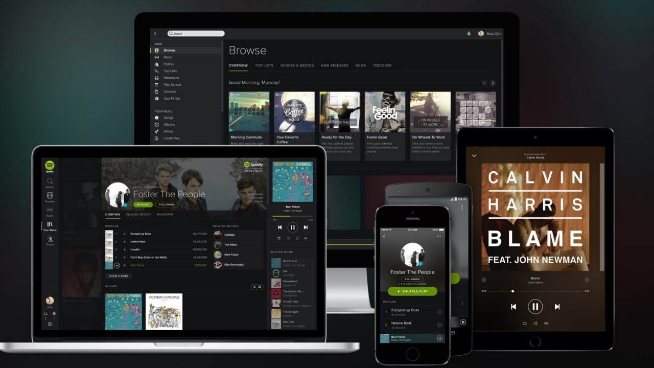 Spotify doubles its paid subscribers in a year, now at 20 million