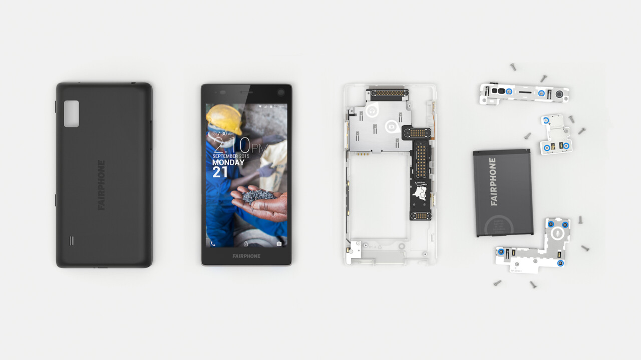 Fairphone 2, the first modular smartphone, is now available for pre-order