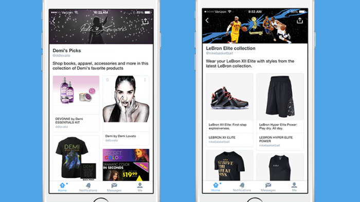 Twitter tests pages and Pinterest-like collections for products and businesses