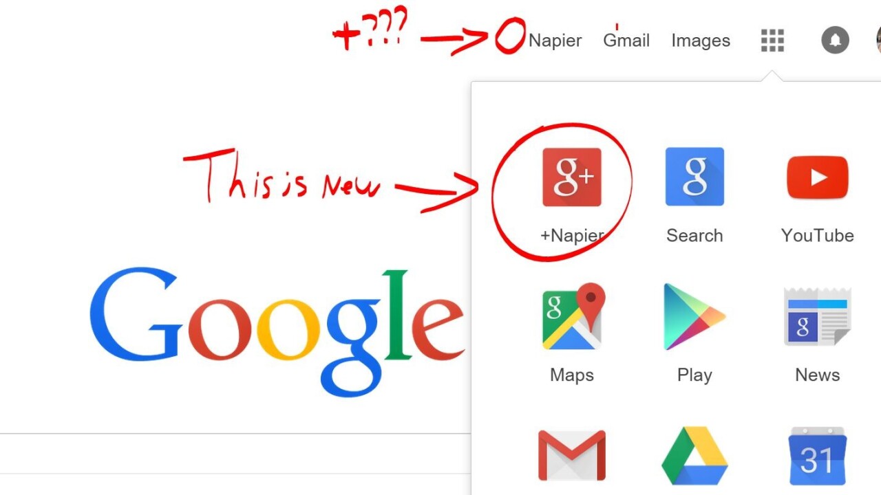 Google is hiding Google+ profile links throughout its pages