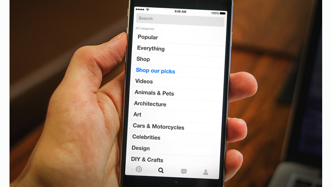 Pinterest makes buyable pins available on iOS for US users