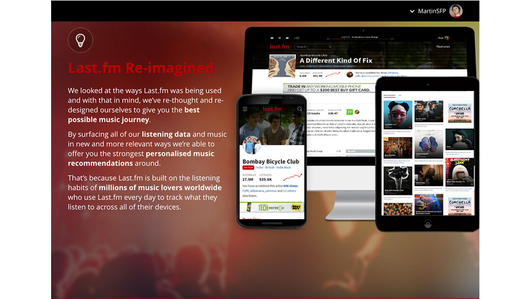 Last.fm tries for a new groove with a complete site overhaul