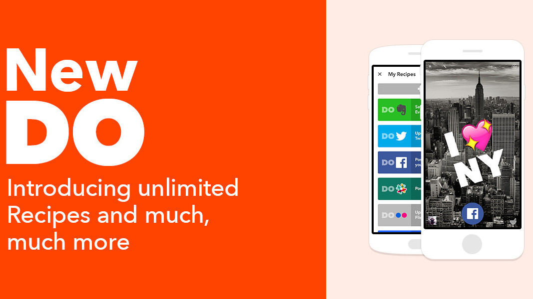 IFTTT’s Do update adds Chat Head-like widgets, unlimited recipes and new Android functions
