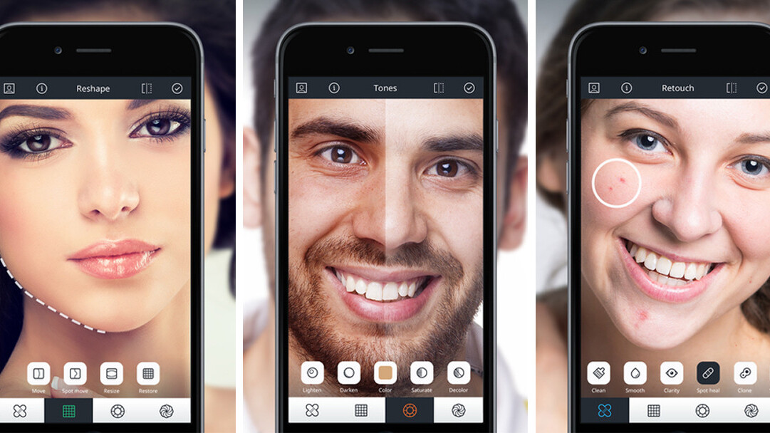 Relook for iOS applies sophisticated touch-ups to portraits