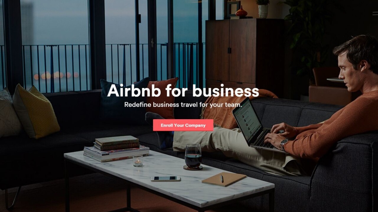 Airbnb gets serious about business travelers with new booking tools for companies