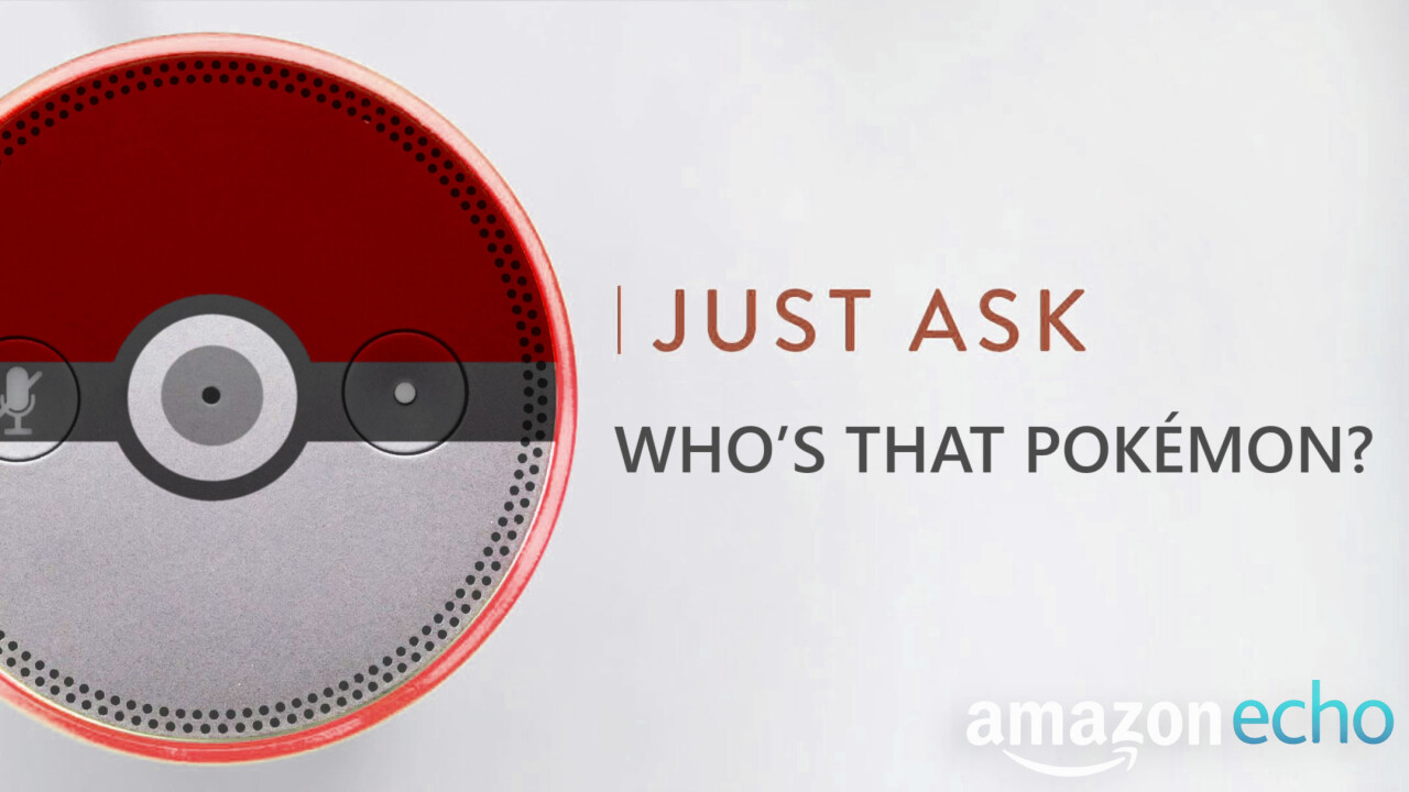 Who’s that Pokemon? Amazon Echo works as a Pokedex