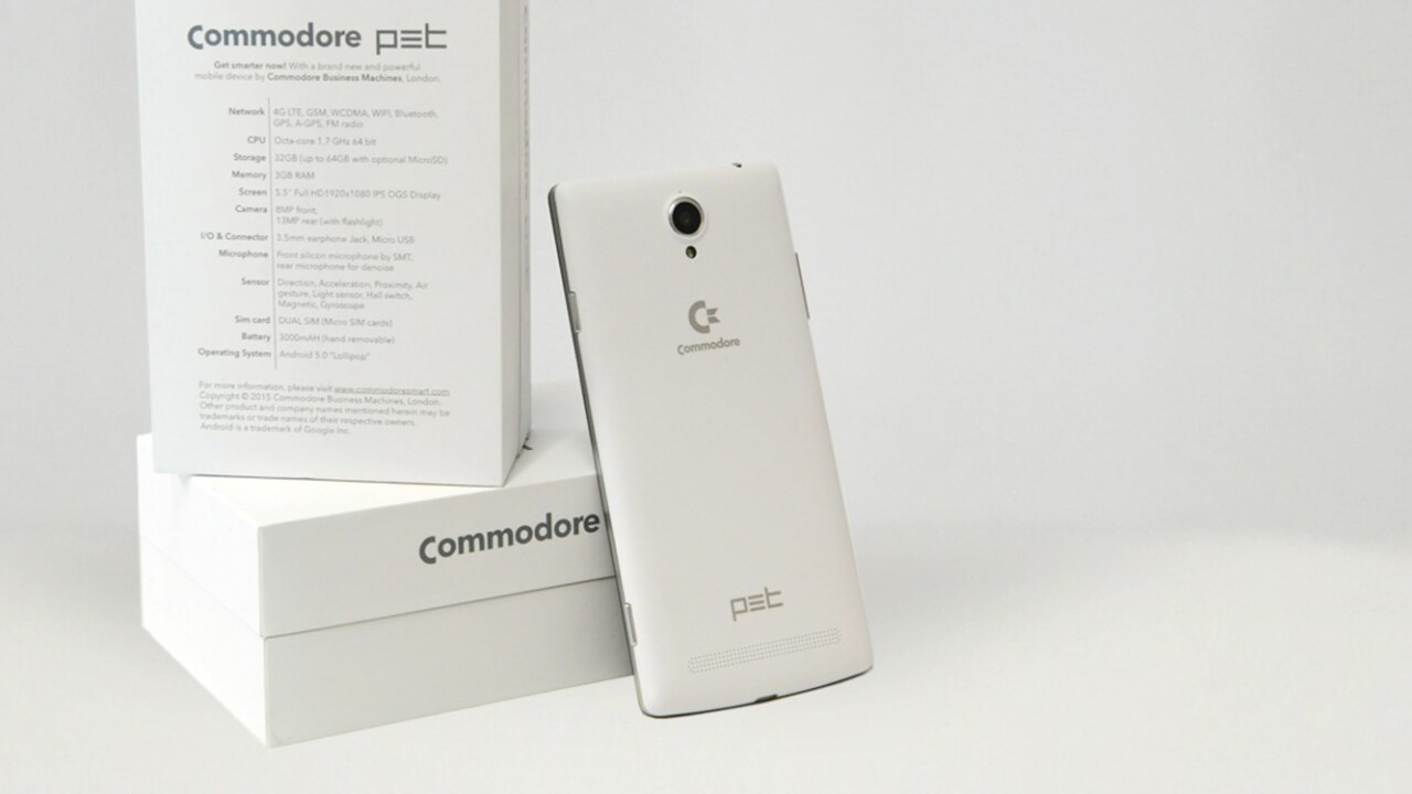 You can play classic C64 games on this Commodore smartphone