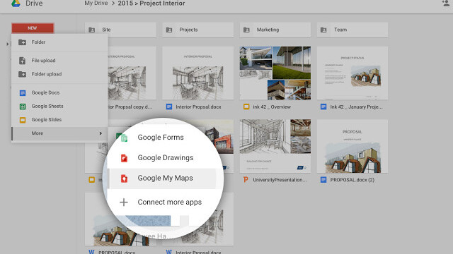 Google now lets you create and share custom maps from Drive