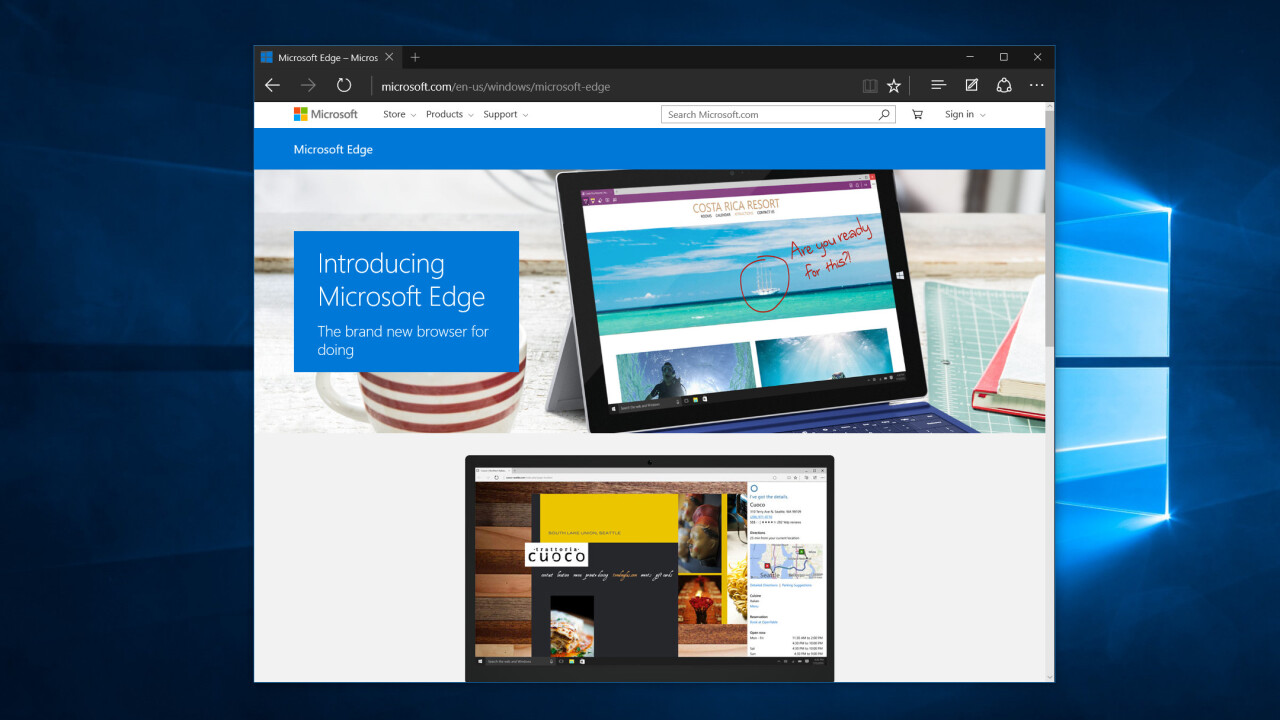 Microsoft releases near-final Windows 10 build, claims Edge beats Chrome in Google benchmarks
