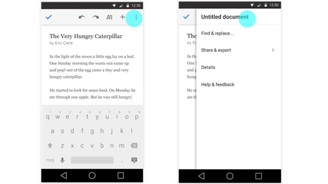 Google makes it simpler to edit files in Google Docs, Sheets and Slides for Android