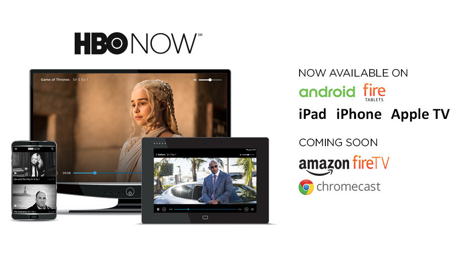 HBO Now can stream to Chromecast starting today