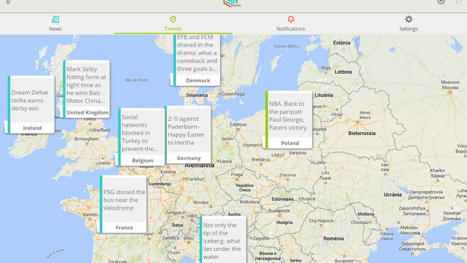 Fews app for iOS and Android is a highly customizable source for global news