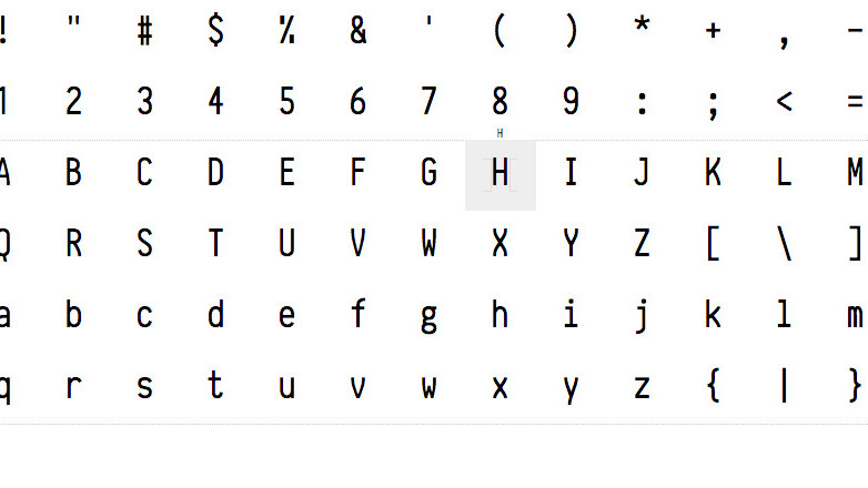 Check out this open source programming typeface entirely generated by code