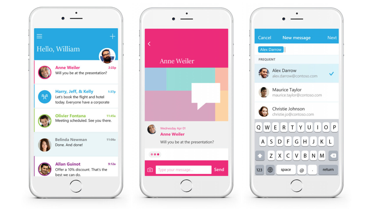 Microsoft’s new Send app makes email more like WhatsApp