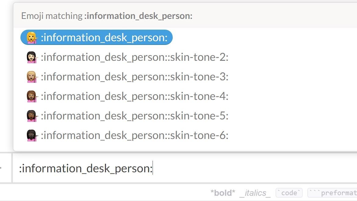 Slack now supports multi-racial emoji