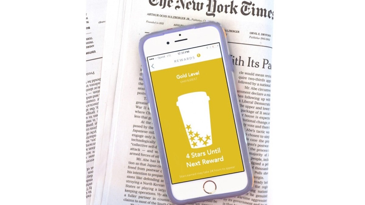 New York Times will offer free articles on the Starbucks app starting next year