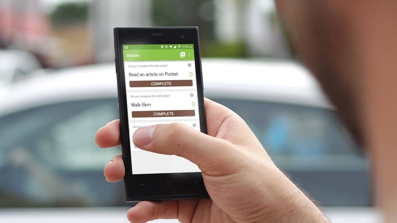 Streaks for Android helps you stick with your habits using Jerry Seinfeld’s productivity trick