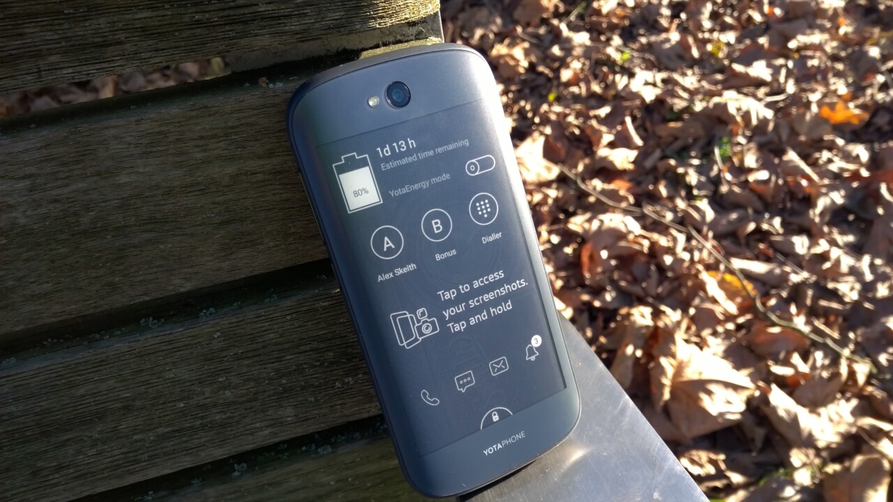 The e-ink YotaPhone 2 is no longer coming to the US