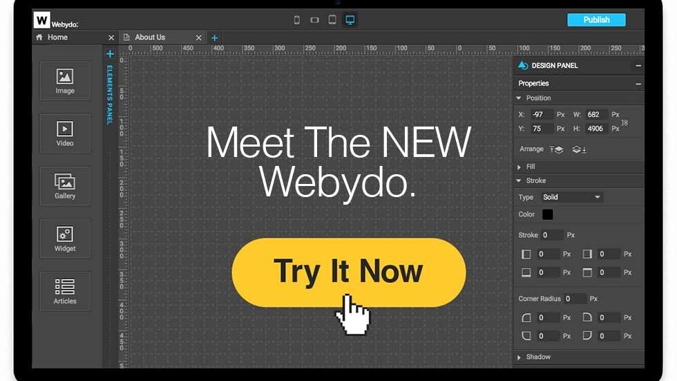 Webydo 2.0 offers a ‘Full White Label’ solution for professional Web designers