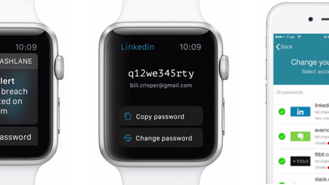 Dashlane brings its one-touch password changer to iPhone and Apple Watch