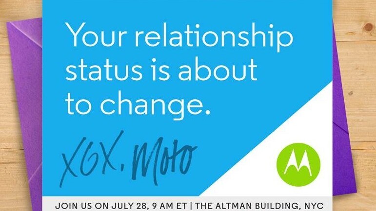 Motorola wants to ‘change your relationship status’ in teaser for July 28th event