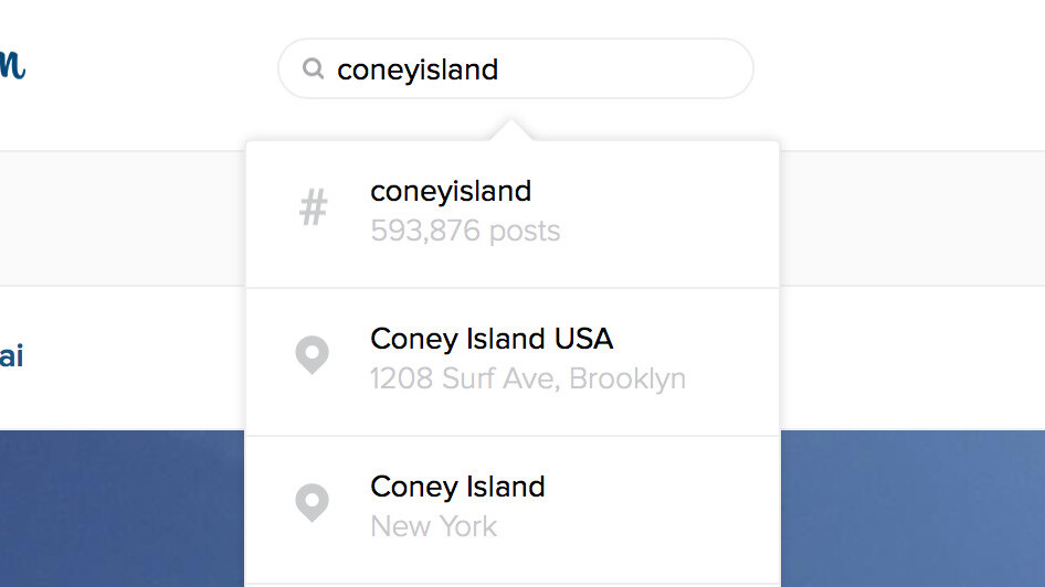 Instagram finally brings its search functionality to the Web