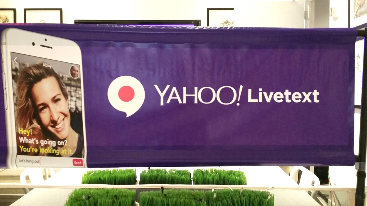 Yahoo launches Livetext, its audioless livestreaming app for the GIF generation