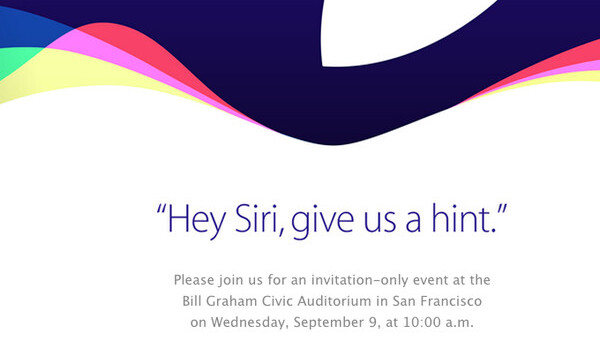 Apple’s next event will be September 9 in San Francisco
